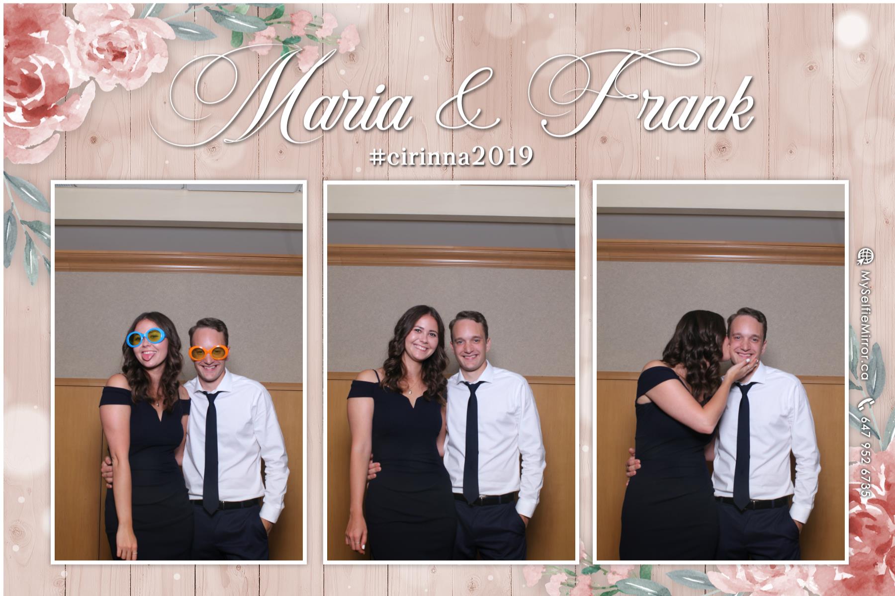 Wedding of Frank and Maria  | View more photos from the event at gallery.myselfiemirror.ca/u/romanmyselfiemirrorca/Wedding-of-Frank-and-Maria